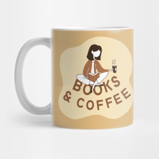 Books and Coffee Mug